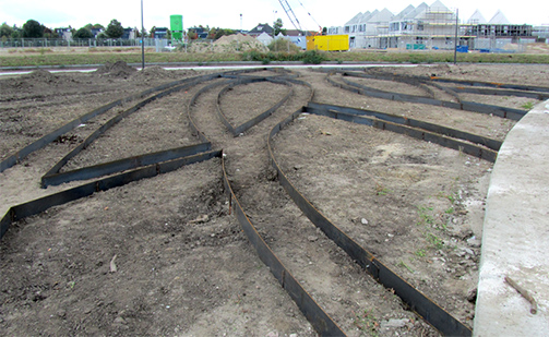 Lineair Park  Blaricummermeent under construction